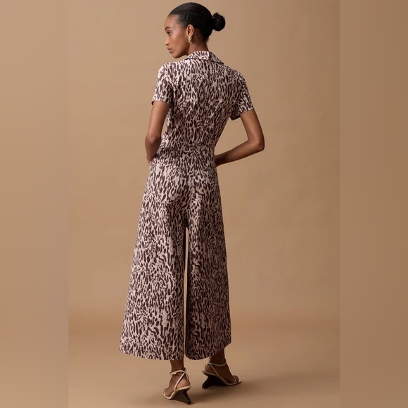 NWOT The Colette Wrap Jumpsuit by Maeve: Linen Edition - Picture 3 of 5